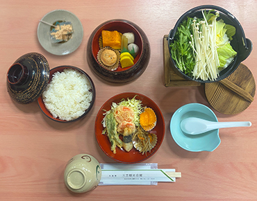 精進料理（B上・葛餅付）