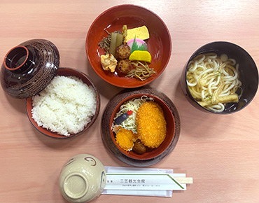 僧兵弁当（うどん付）